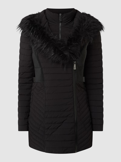 Guess Steppjacke mit Webpelz  Black 2