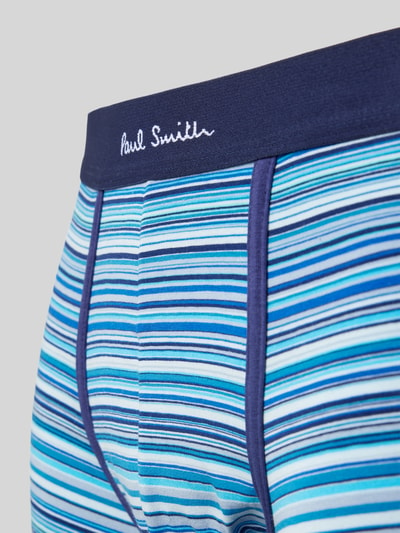 PAUL SMITH Trunks mit elastischem Logo-Bund im 3er-Pack Marine 2