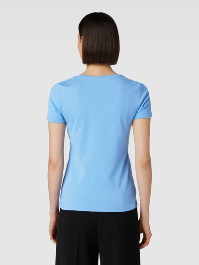 Montego T-shirt met ronde hals Blauw - 5