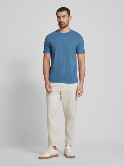 s.Oliver RED LABEL T-Shirt mit Rundhalsausschnitt Rauchblau 1