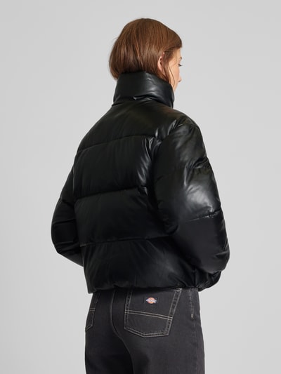 Calvin Klein Jeans Steppjacke in Leder-Optik Black 5