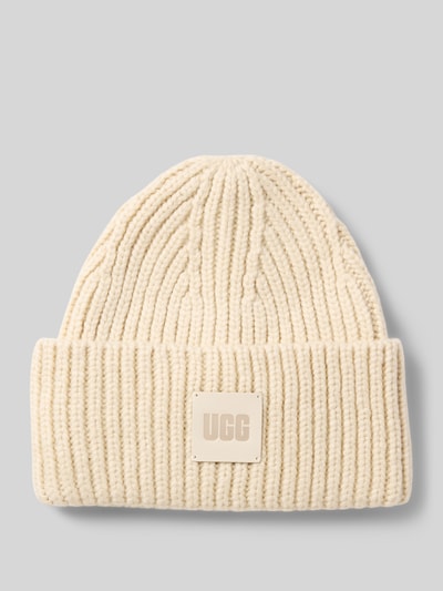 UGG Beanie met labeldetail Offwhite - 1