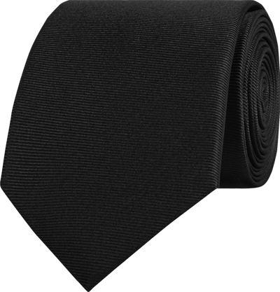 HUGO Stropdas van pure zijde (6 cm) Zwart - 3