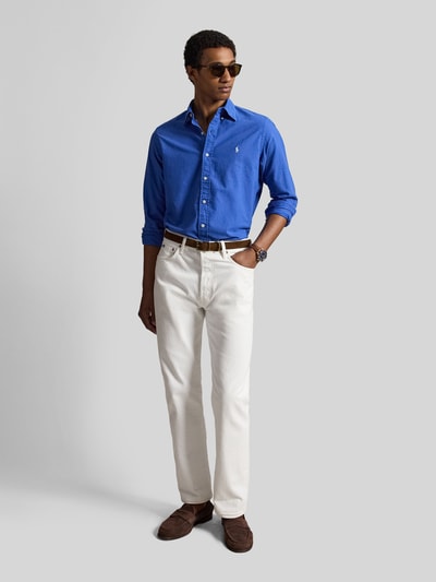 Polo Ralph Lauren Regular Fit Freizeithemd aus reiner Baumwolle Jeansblau 1