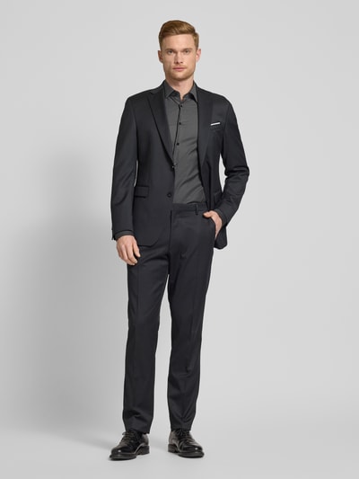 BOSS Slim Fit Business-Hemd mit Kentkragen Modell 'Hank' Anthrazit 1