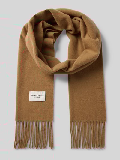 Marc O'Polo Wollschal aus reinem Wollschal Mittelbraun 1