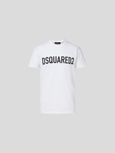 Dsquared2 T-Shirt mit Brand-Print Weiss 2