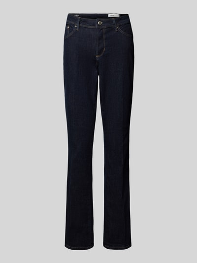 s.Oliver RED LABEL Bootcut Jeans aus Baumwoll-Mix Dunkelblau 2