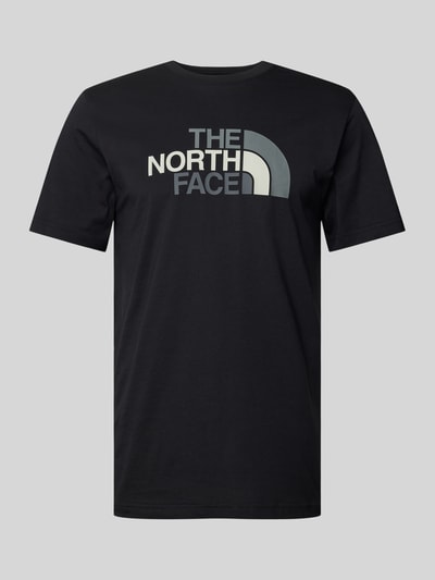 The North Face T-Shirt mit Label-Print Modell 'EASY' Black 2