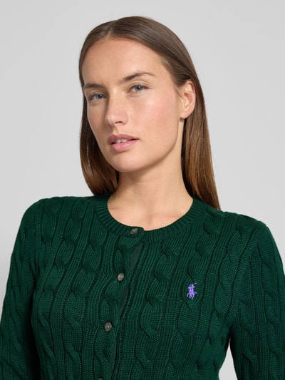 Polo Ralph Lauren Strickjacke mit Knopfleiste Gruen 3