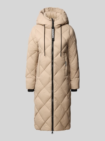 khujo Steppmantel mit Zweiwege-Reißverschluss Modell 'CILIA2 MATT' Beige 1