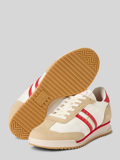 Tommy Jeans Low Top Sneaker aus echtem Leder Weiss 4