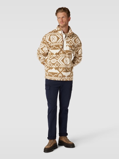Columbia Jacke mit Teddyfell Modell 'HELVETIA' Beige 1