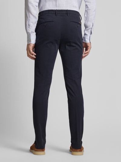 Baldessarini Slim fit chino met steekzakken Marineblauw - 5