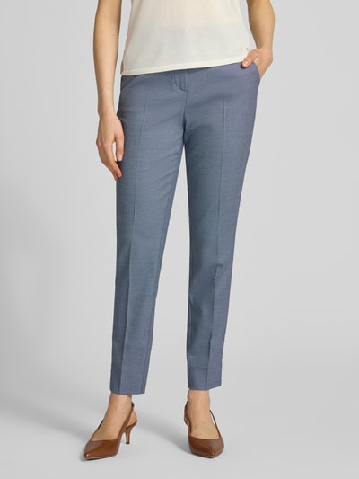 COMMA Hose mit Bügelfalten und Gesäßtasche Marine 4