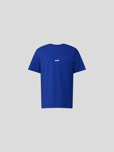MSGM T-Shirt mit Brand-Print Royalblau 2