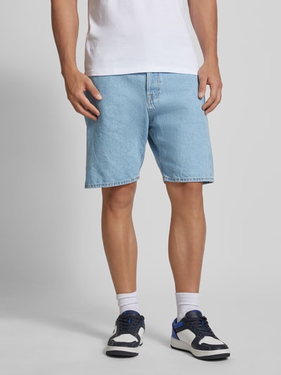 Jack & Jones Korte loose fit jeans in 5-pocketmodel, model 'TONY' Lichtblauw - 4