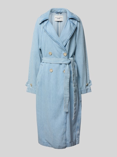 Marc O'Polo Denim Trenchcoat mit Bindegürtel Jeansblau 2