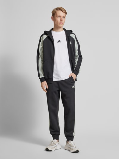 ADIDAS SPORTSWEAR Sweatjacke mit Label-Stitching Black 1