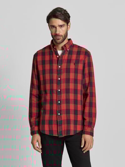 Polo Ralph Lauren Regular Fit Freizeithemd mit Kentkragen Rot 4