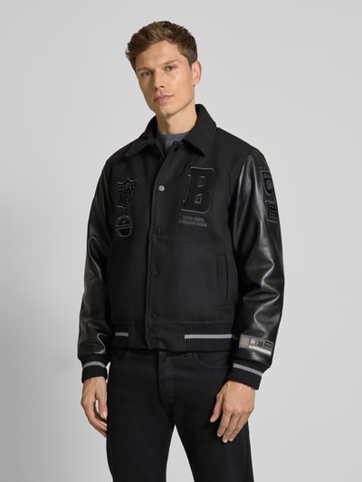 Balr. Jacke mit Logo- und Statement-Stitching Modell 'NFL x BALR.' Black 4