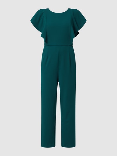 Jake*s Cocktail Jumpsuit mit Volants Dunkelgruen Melange 2