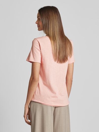 s.Oliver RED LABEL T-Shirt mit V-Ausschnitt Rosa 5