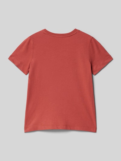 s.Oliver RED LABEL T-shirt o kroju regular fit z czystej bawełny Ciemnoczerwony 3