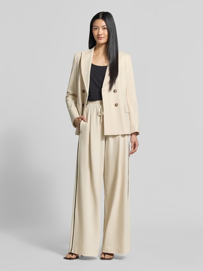 Weekend Max Mara Regular Fit Longblazer mit doppelter Knopfleiste Modell 'WKDCOLIBRI' Offwhite 1