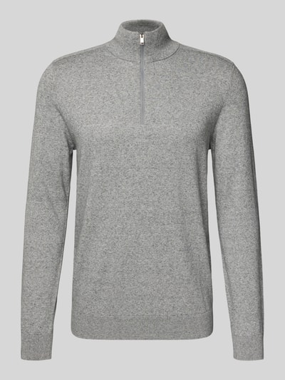 SELECTED HOMME Regular fit schipperstrui van puur katoen, model 'BERG' Lichtgrijs gemêleerd - 2