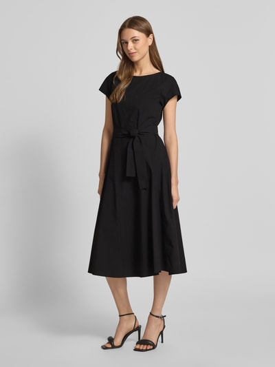 Weekend Max Mara Midikleid mit Kappärmeln Modell 'MAGMA' Black 1