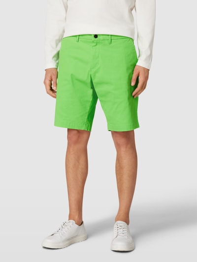 Tommy Hilfiger Chino-Shorts mit französischen Eingrifftaschen Modell 'HARLEM' Grass 4