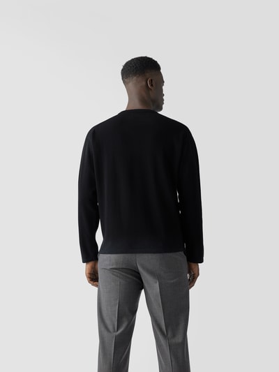 Roberto Collina Pullover mit Rundhalsausschnitt Black 5