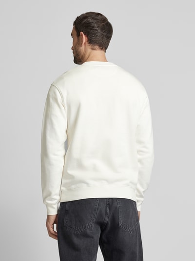 Scotch & Soda Sweatshirt mit gerippten Abschlüssen Offwhite 5