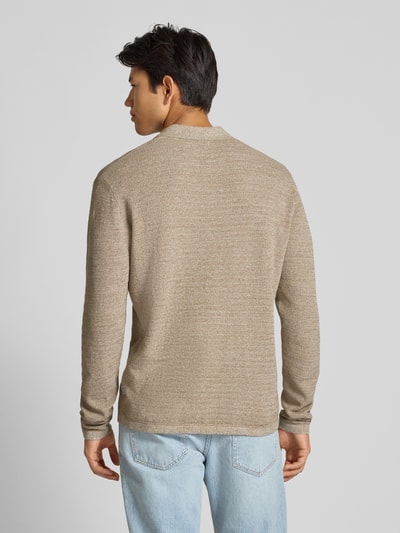 Jack & Jones Gebreide pullover met kentkraag Beige - 5
