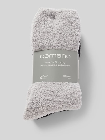 camano Socken aus Teddyfell im 2er-Pack Black 3