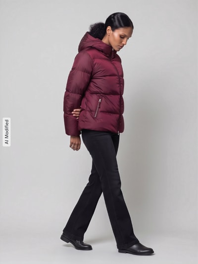 GANT Steppjacke mit Kapuze Bordeaux 1