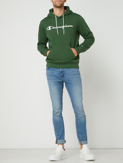 CHAMPION Comfort Fit Hoodie mit Logo-Print  Gruen 1