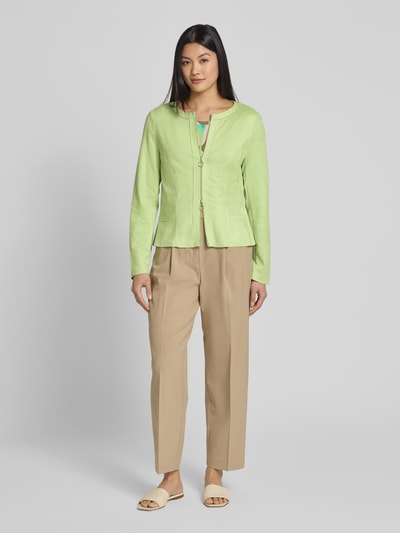 Betty Barclay Blazer mit Zweiwege-Reißverschluss Hellgruen 1