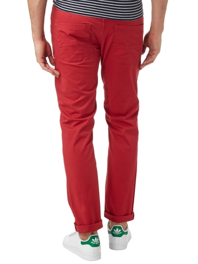 Montego 5-Pocket-Hose mit Stretch-Anteil Rot 4