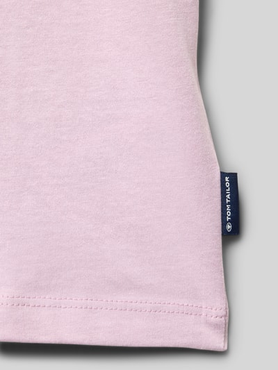 Tom Tailor Regular fit T-shirt van puur katoen Mauve - 2