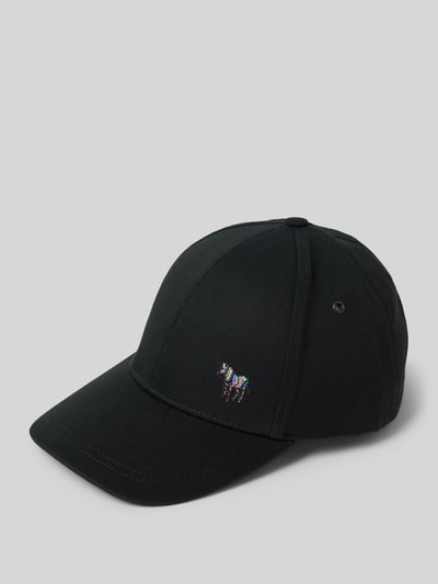 PAUL SMITH Cap mit Label-Detail Modell 'ZEBRA' Black 1