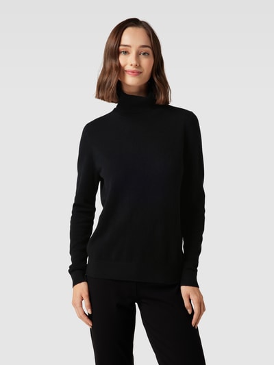 Jake*s Collection Longsleeve aus Kaschmir Black 4