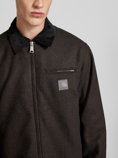 Carhartt Work In Progress Jacke mit Label-Patch Modell 'TRUMAN' Dunkelbraun 3