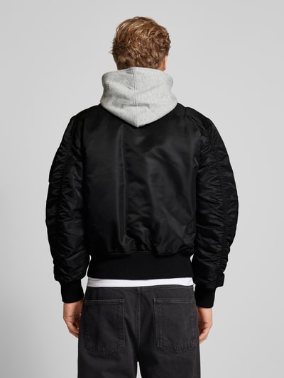 Alpha Industries Bomberjack met opstaande kraag Zwart - 5