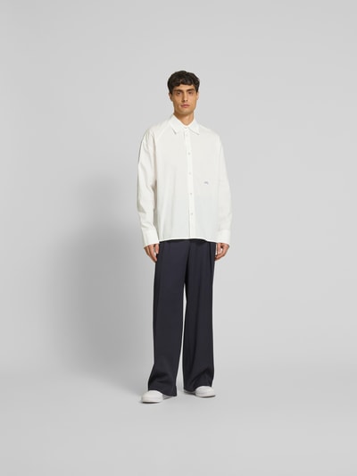 A-COLD-WALL Oversized Hemdjacke aus reiner Baumwolle Offwhite 1