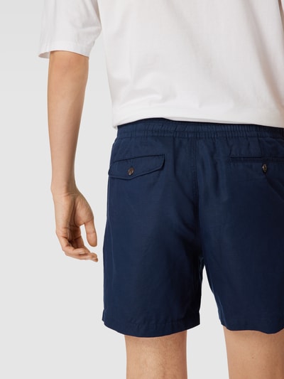 Polo Ralph Lauren Shorts mit Label-Stitching Modell 'PREPSTERS' Marineblau 3