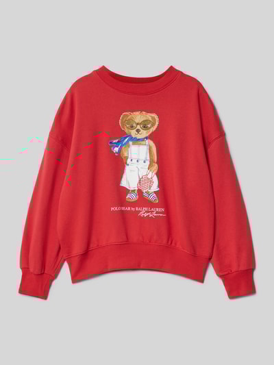 Polo Ralph Lauren Teens Sweatshirt mit Label-Print Rot 1