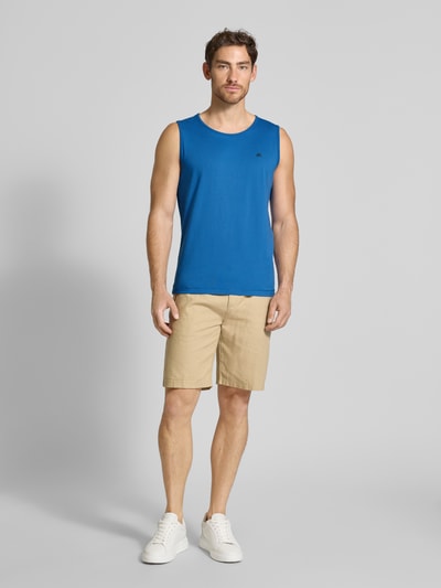 Lerros Tanktop mit Logo-Detail Petrol 1