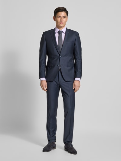 BOSS Regular Fit Businesshemd mit Strukturmuster Flieder 1